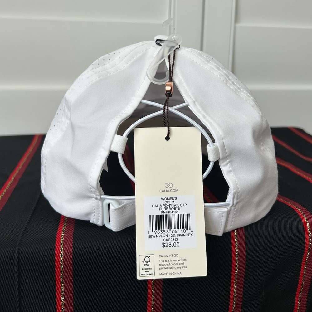 White Baseball Cap - Picture 2 of 3